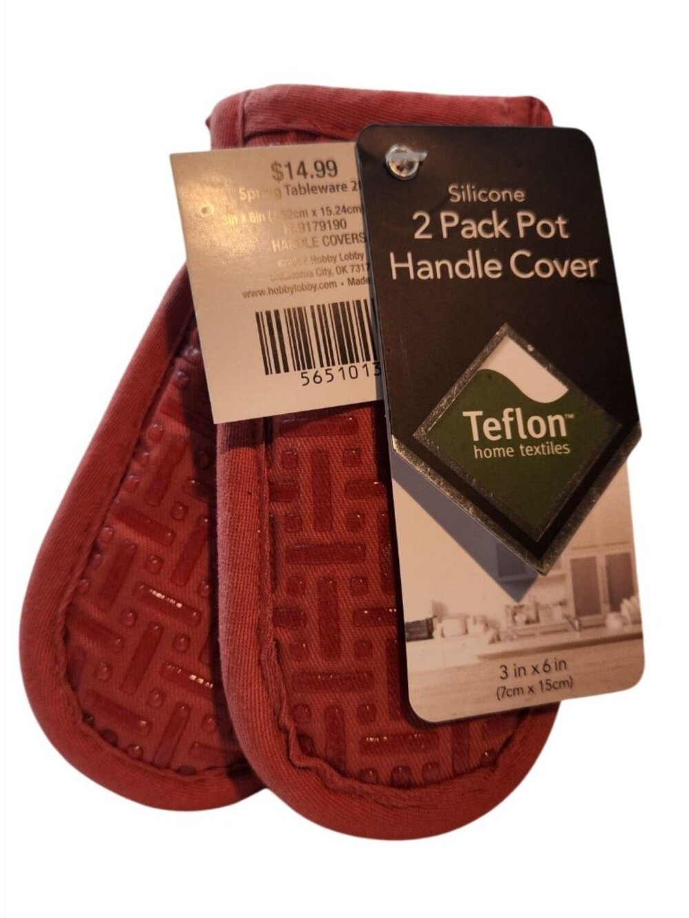 Kitchen Pot Handle Holder Supreme Red Set of 2  Silicone 2 pack  Cover Teflon 3